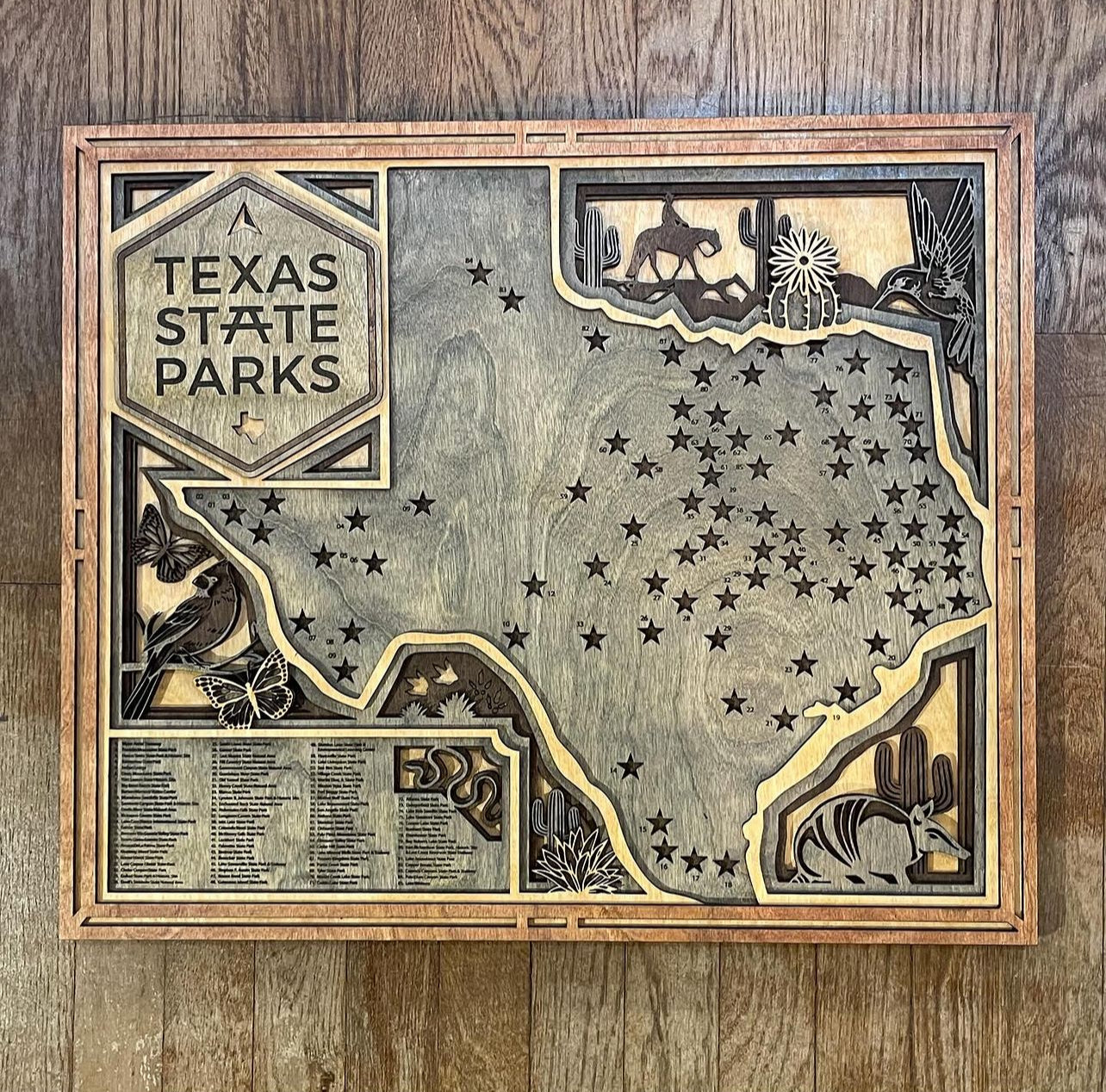 Texas State Parks Map