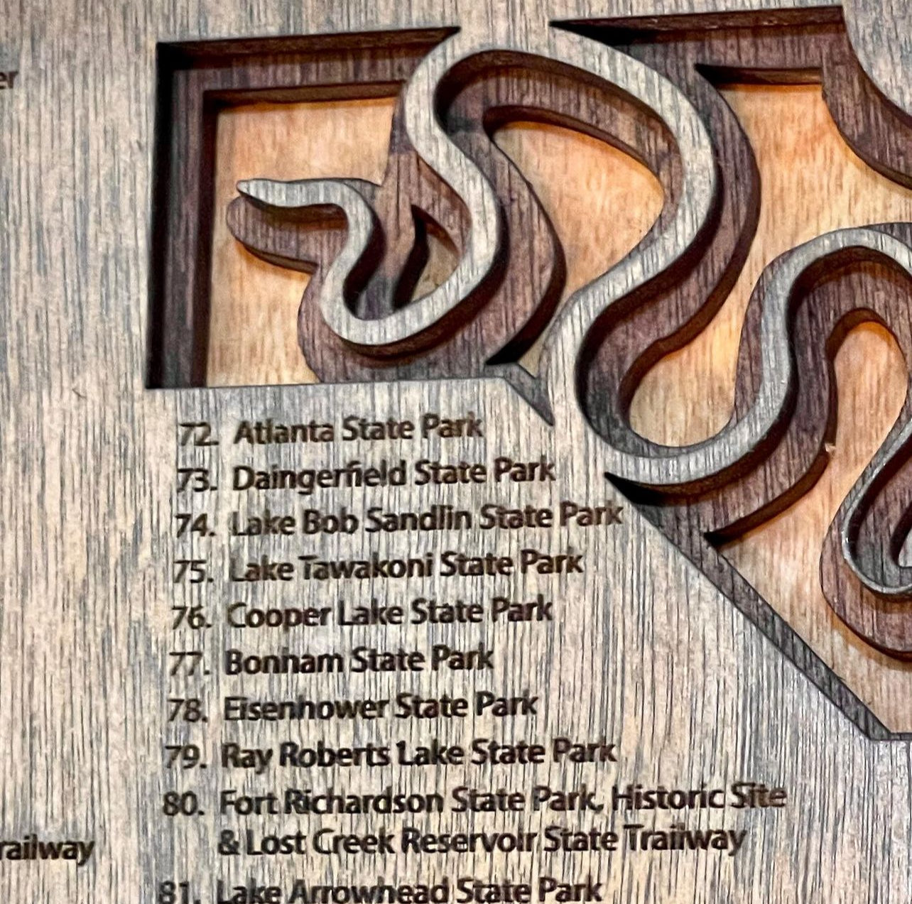 Texas State Parks Map