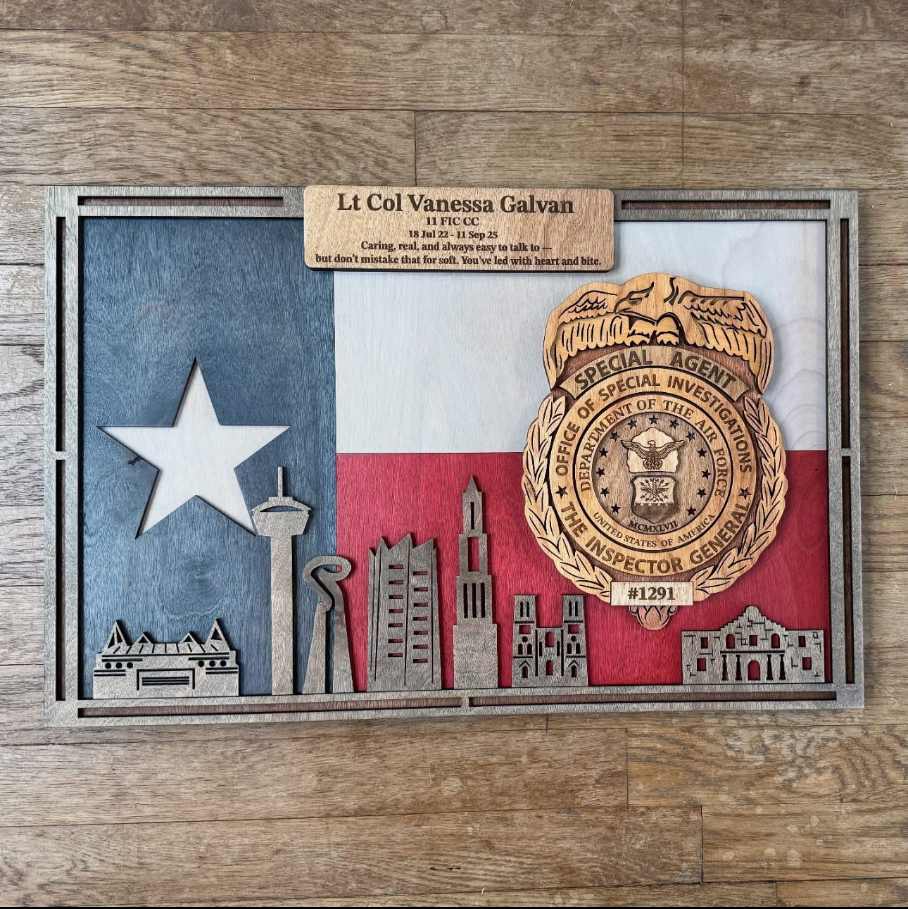 Custom Plaques / Military & First Responder