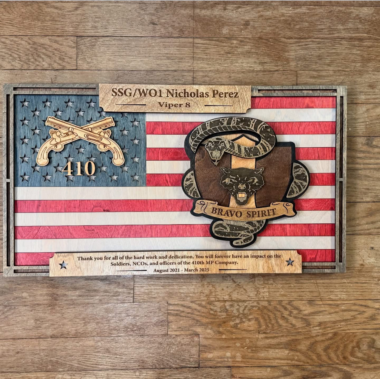 Custom Plaques / Military & First Responder