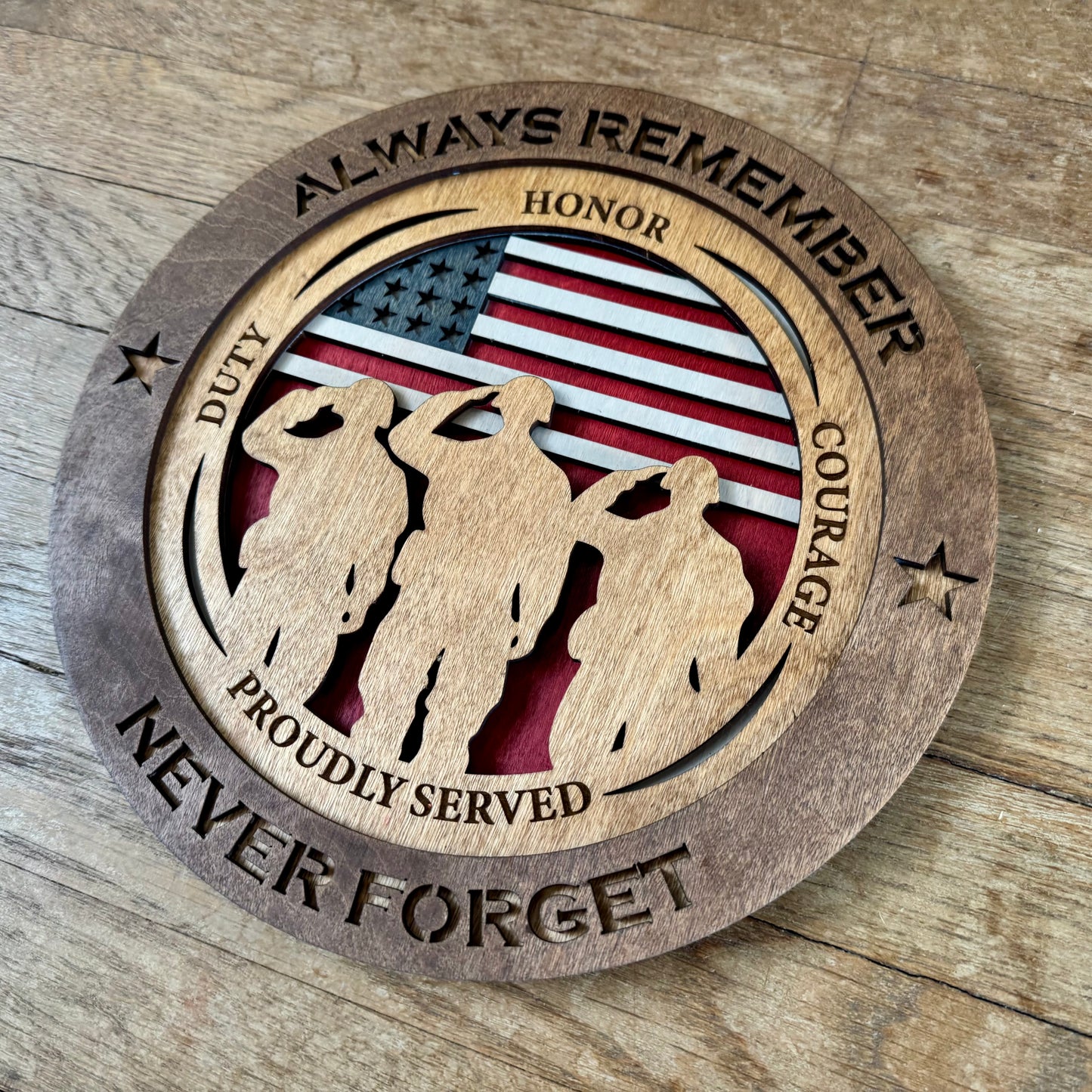 Always Remember - Veteran Plaque