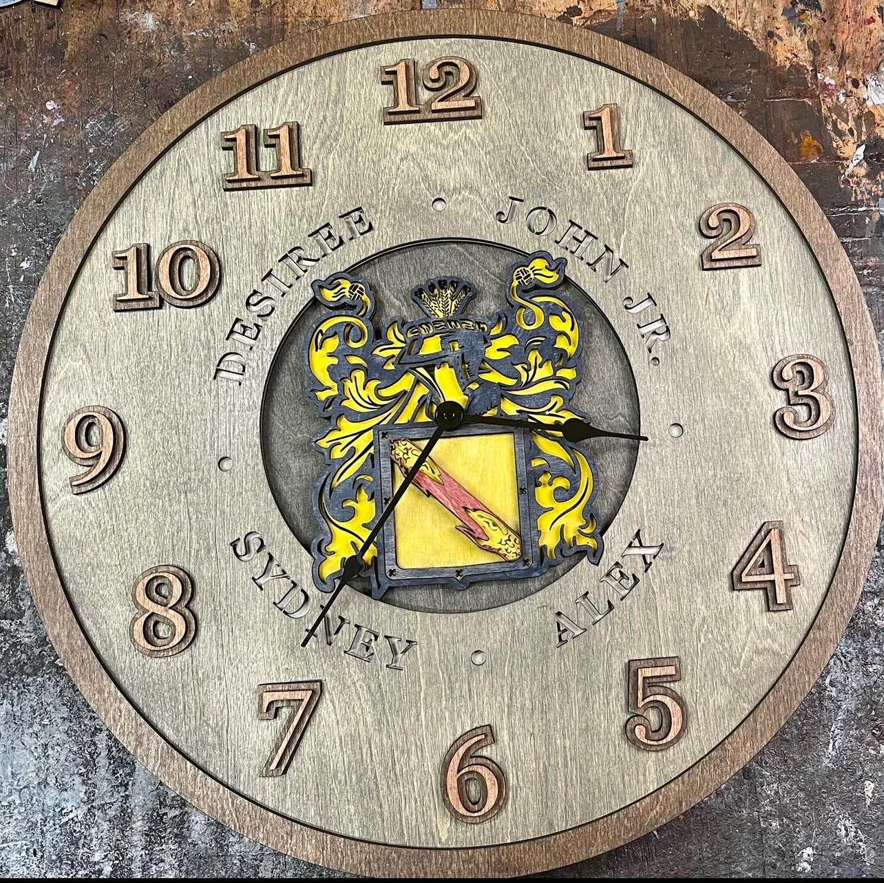 Custom Clock made your way
