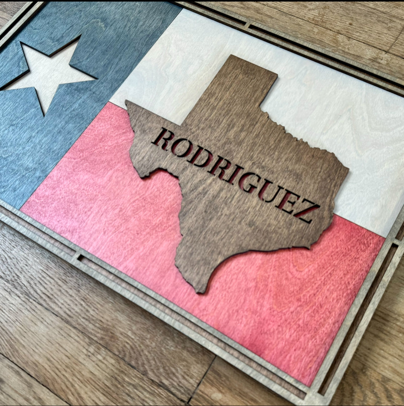 Texas Custom Flags Custom Texas Flag with Family Name – Dusty Saw Designs