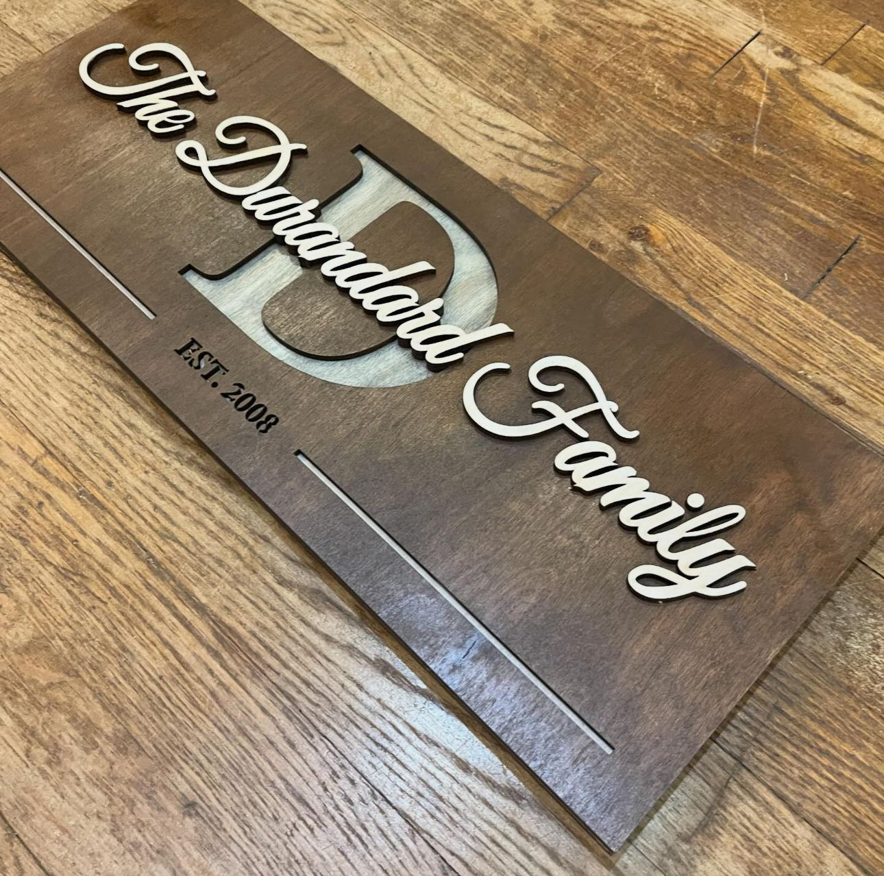 Custom Family Name Signs – Dusty Saw Designs