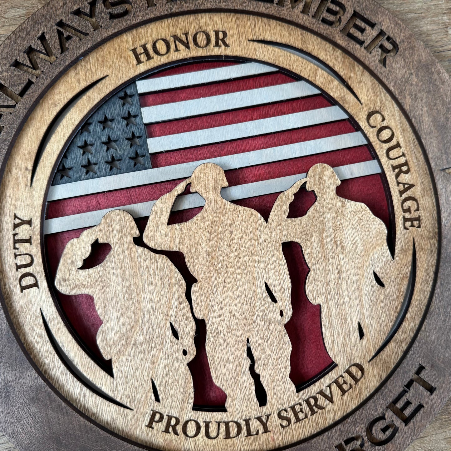 Always Remember - Veteran Plaque