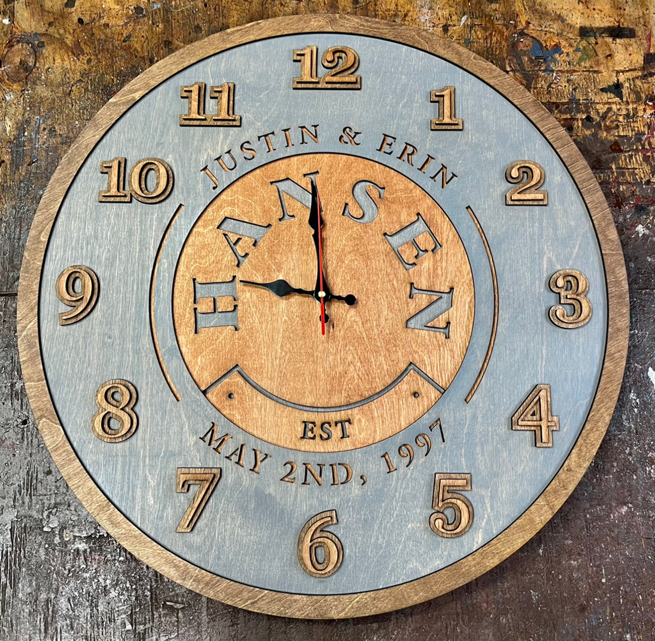 Custom Family Clock